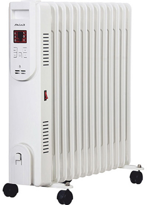 신일 리모컨형 타이머 이동식 과열방지 13핀 전기 라디에이터, SER-KP13D