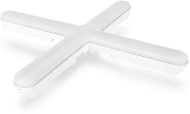 Bayon LED 오슬람칩 플리커 프리 형광 십자등 60W, 화이트