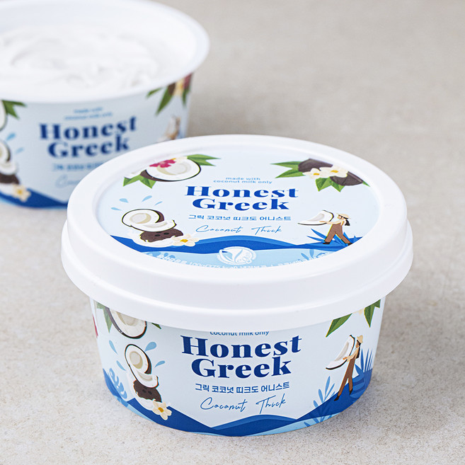 어니스트그릭 코코넛 띠크도 요거트, 100g, 1개