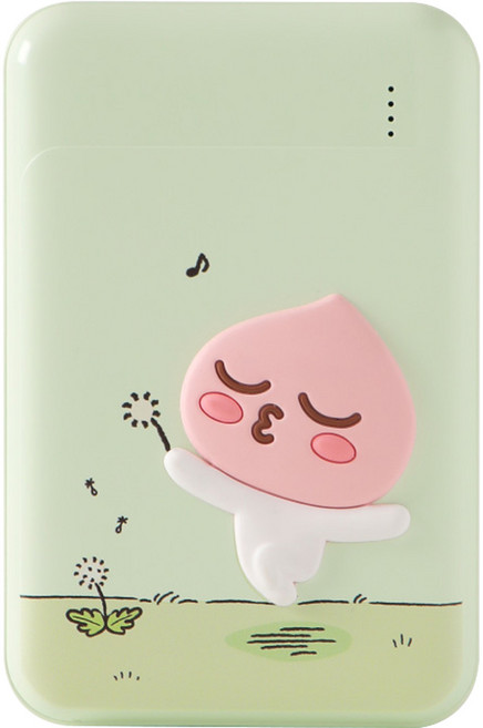 카카오프렌즈 KF고속충전 보조배터리 + TYPE C 케이블 세트, 데일리 어피치