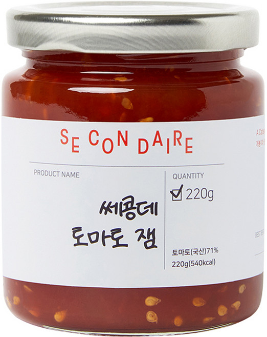 쎄콩데 토마토 잼, 220g, 1개