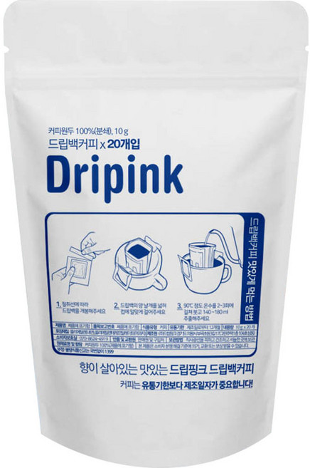 드립핑크 드립백 커피, 10g, 20개입, 1개