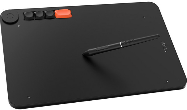 베이크 코리아 드로잉 펜 타블렛, 블랙, VO1060