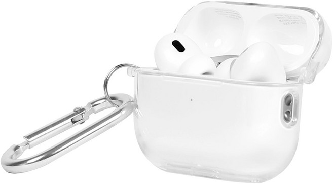 유스픽 접착 일체형 클리어 투명 하드 케이스, 에어팟 프로2, 1개