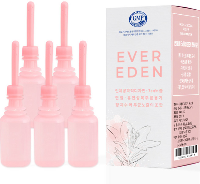 에버에덴 일회용 여성청결제, 120ml, 5개