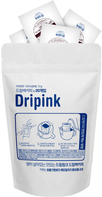 드립핑크 코스타리카 드립백커피, 10g, 20개입, 1개