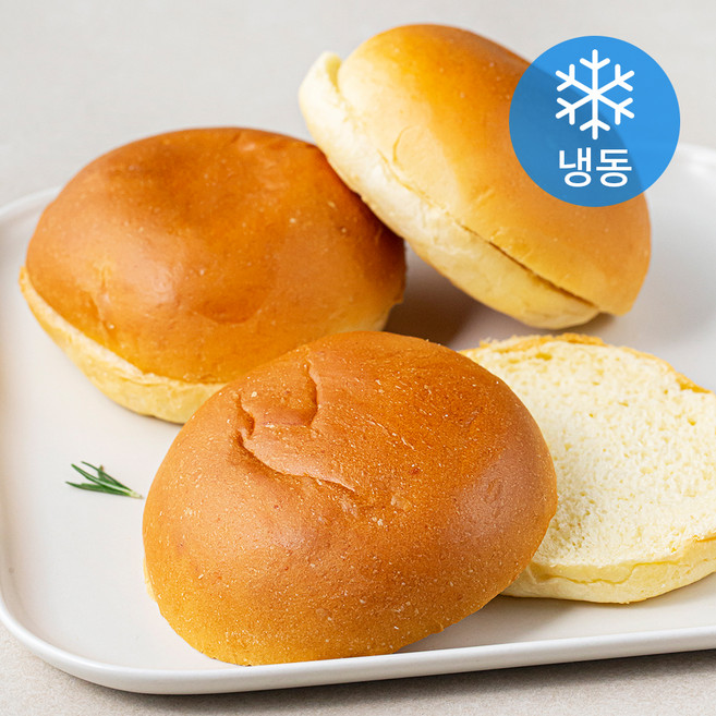 바비브레드 감자브리오쉬번 3개입 (냉동), 201g, 1팩