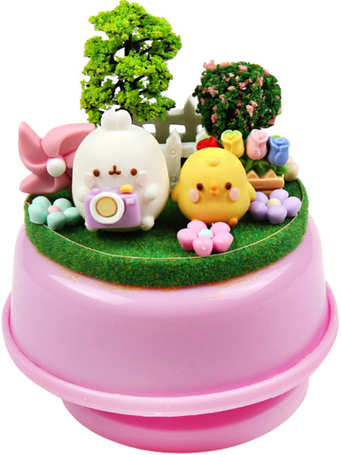 투영디자인 DIY 몰랑가든 오르골 꾸미기, 혼합색상, 1세트