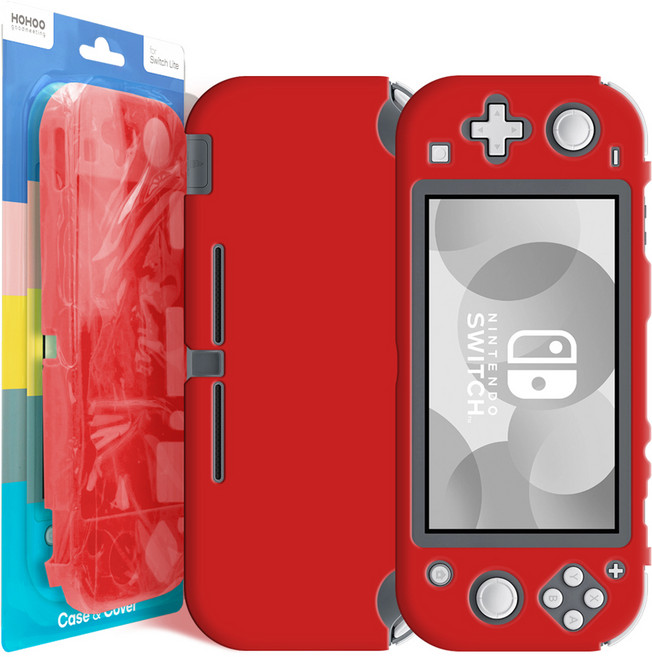 호후 닌텐도 스위치 라이트 풀커버 레드, 1개