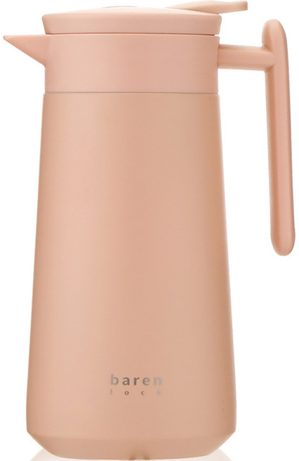 바른락 심플 보온보냉 주전자 물병, 핑크, 800ml, 1개