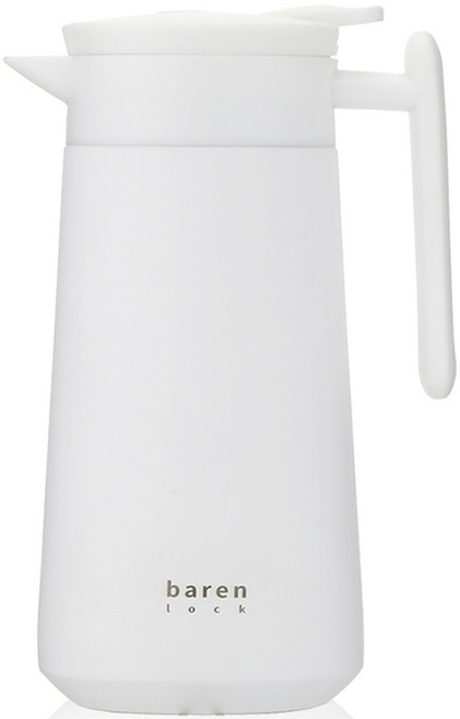 바른락 심플 보온보냉 주전자 물병, 화이트, 800ml, 1개