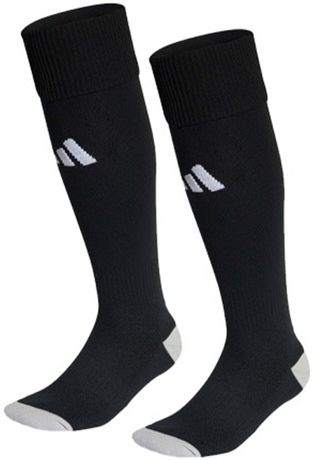 아디다스 축구 양말 밀라노23 HT6538, 블랙, 1개