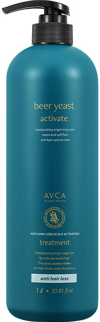 아브카 맥주효모 두피케어 탈모증상완화 트리트먼트, 1L, 1개
