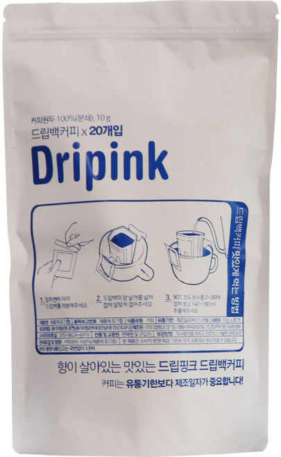 드립핑크 우간다 드립백커피, 10g, 20개입, 1개