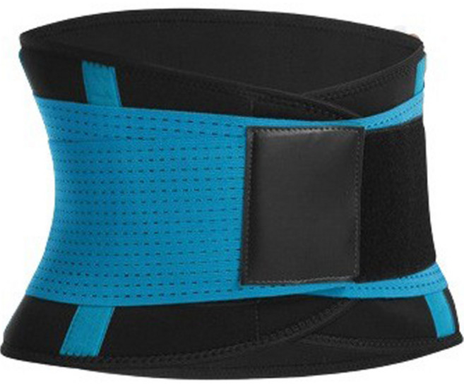 건강별밭 여성용 허리 보호 복대 지지대 밴드 블루, 1개