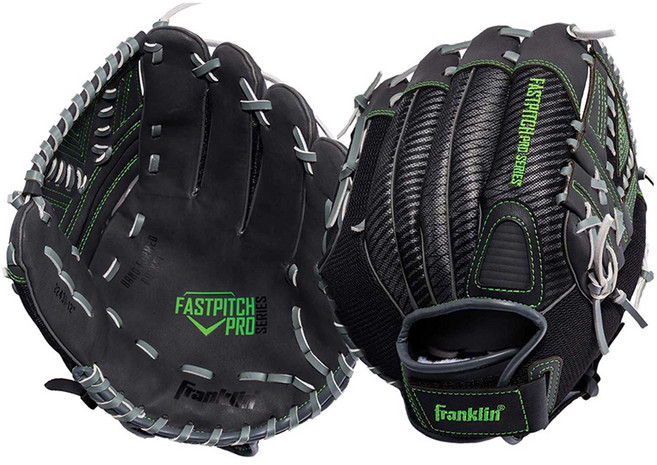 프랭클린 FASTPITCH PRO 글러브 우투용 22437, 그린 + 블랙, 1개
