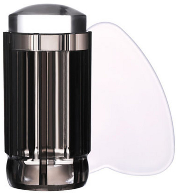 다윗트 투명 네일아트 실리콘 스탬프, 5번 투명 블랙, 1개