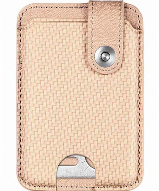 블루마켓 다기능 카드 나이프 포켓 스트랩 케이스, 1개, 베이지