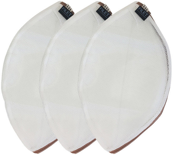 마더케이 세탁망 원형 미듐, 화이트, 3개