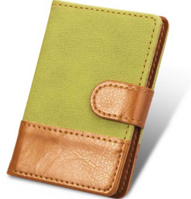 블루마켓 멀티 카드지갑 케이스, 그린, 1개