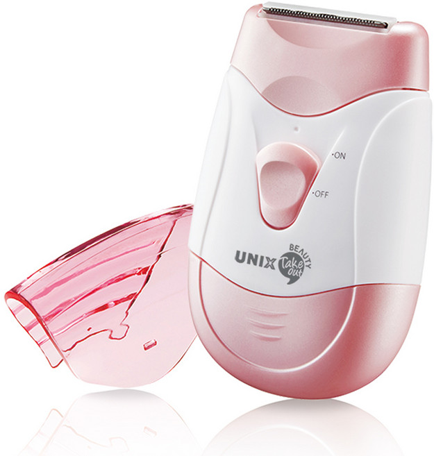 유닉스 여성용 테이크아웃 뷰티 미니 제모기, UB-A9501, 제모면도기