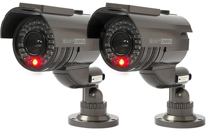 다감컴퍼니 태양열 방수 적외선 IR 카메라 블랙, 2개