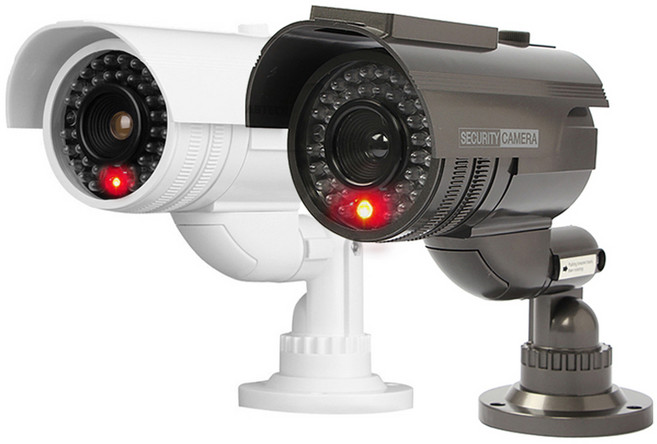 다감컴퍼니 최고급형 방수 적외선 IR 카메라 화이트 + 태양열 방수 적외선 IR 카메라 블랙 세트, 1개