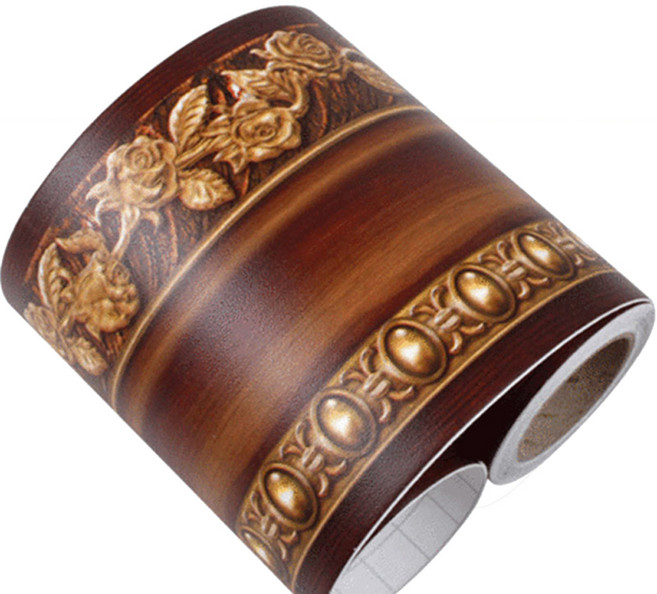 시트나라 띠 몰딩 시트지 HT, 프리미엄적갈색