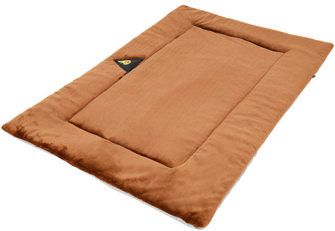 파스텔펫 반려동물 극세사 보온 매트, 브라운, 1개