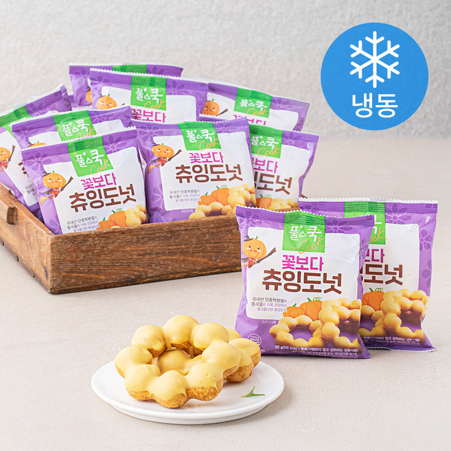 풀스쿡 꽃보다 츄잉도넛 (냉동), 50g, 30개입, 1박스