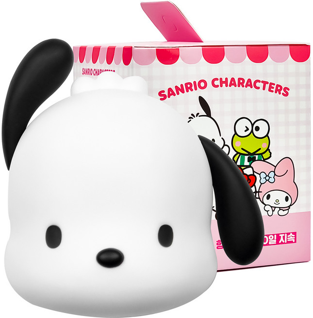 벨르아망 산리오캐릭터즈 포차코 빅페이스 차량용 방향제, 1개, 프레쉬코튼