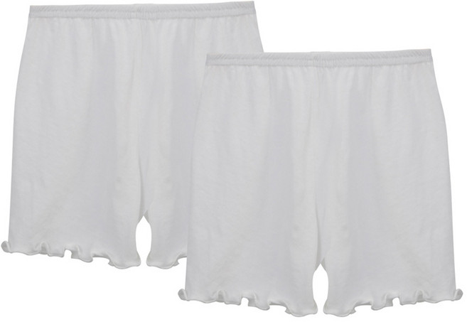 플레이몰 여아용 베이직 셔링속바지 2p