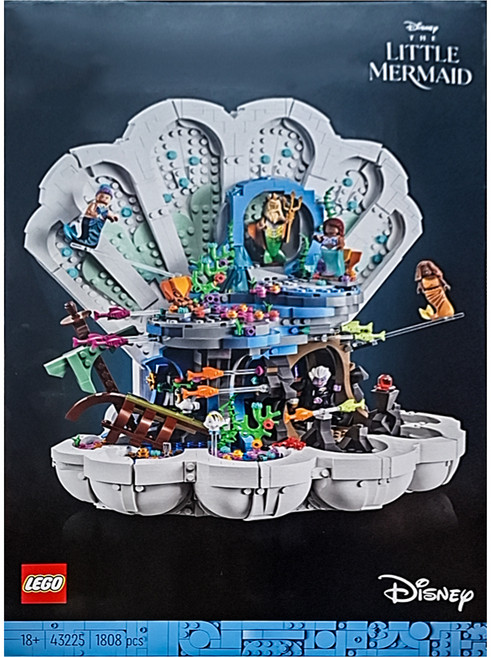 LEGO 43225 小美人魚貝殼宮殿 The Little Mermaid, 1盒
