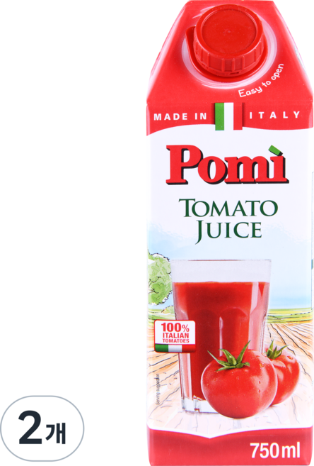 포미 착즙 토마토 주스, 750ml, 2개