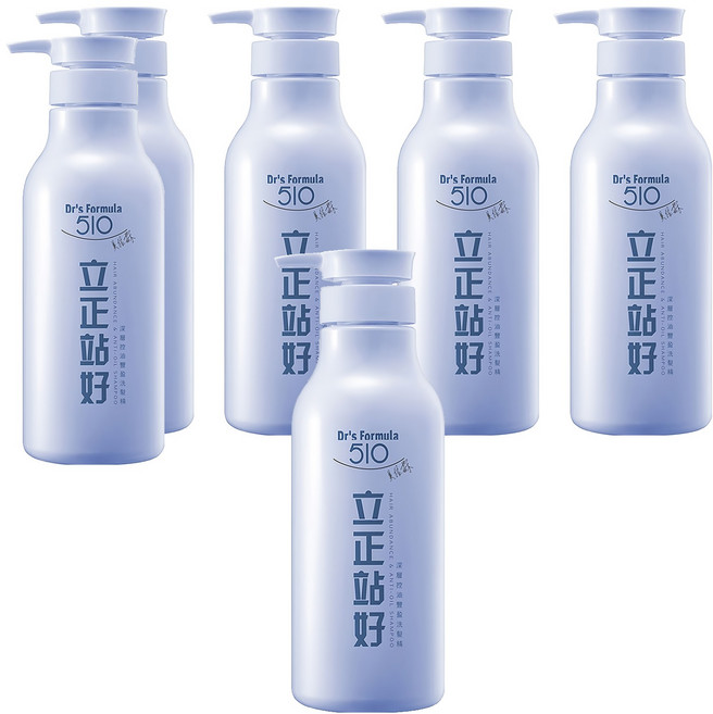 台塑生醫 Dr's Formula 立正站好洗髮精 深層控油豐盈, 600g, 6瓶