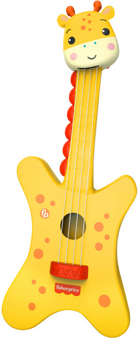 피셔프라이스 기린 우쿨렐레 악기 완구, 혼합색상, 1개