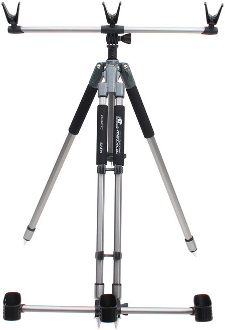 싸파 빅헌터 메탈릭 트윈 원투 삼각 거치대 ST-150TT, 혼합색상