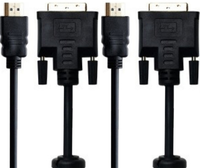 애니포트 HDMI TO DVI 18 + 1 1.4ver 모니터 케이블, 2m, 2개