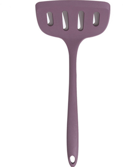 키친팩토리 파스텔 실리콘 계란말이 생선 뒤집개, 버건디, 1개