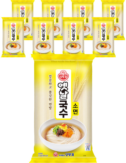 오뚜기옛날 잔치국수 소면, 1.5kg, 9개