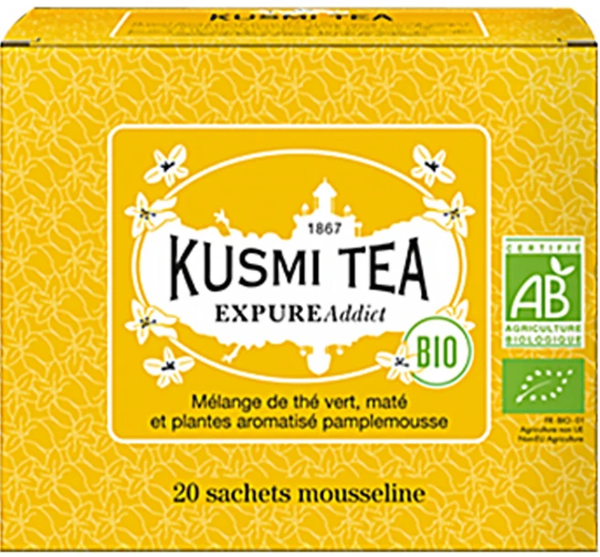 쿠스미티 유기농 엑스퓨레 애딕트 모슬린 티백, 2g, 20개입, 1개 - 쿠팡