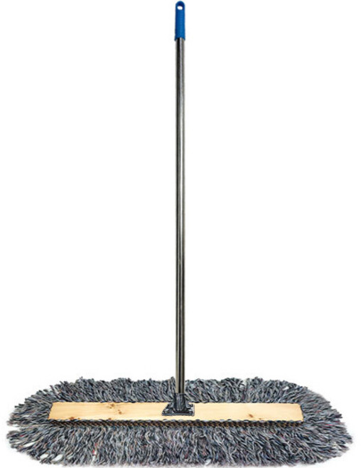 월드크린 색사 강당 걸레 90cm 스크류 고정쇠 랜덤발송 + 스텐봉 랜덤발송 세트, 1개, 원사 띠 부분 랜덤 색상