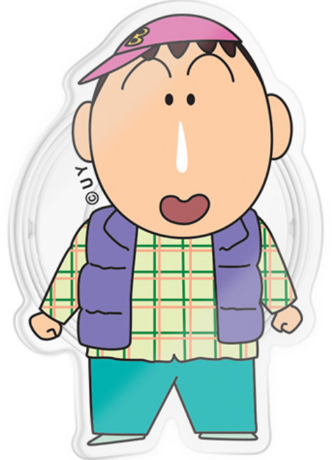 Shinchan 蠟筆小新 帥氣壓克力手機支架, 1個, 帥氣阿呆