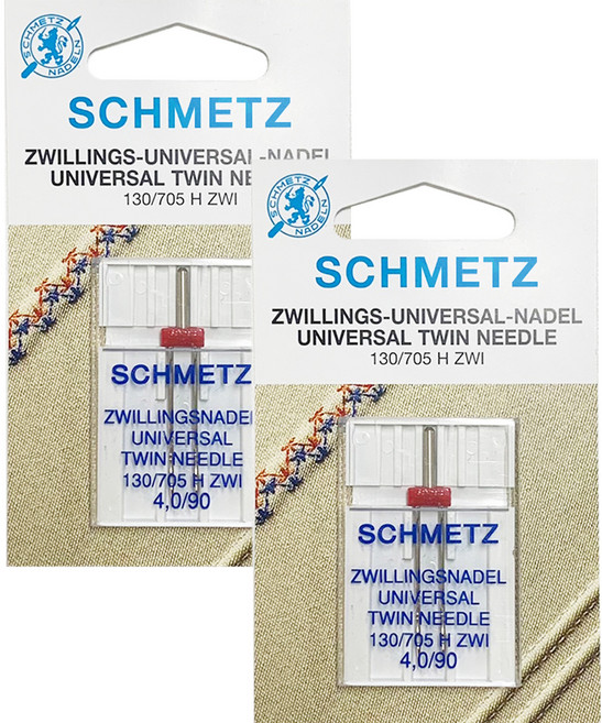 슈메츠 가정용 미싱 쌍침바늘, 2개