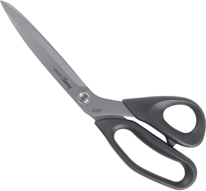 유니크타임 클래시 재단가위 양손용 230mm, 혼합색상, 1개