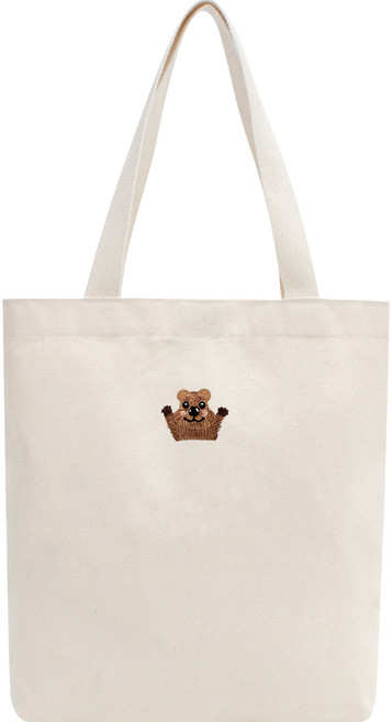 옥스타 쿼카 자수 에코백 베이직 타입