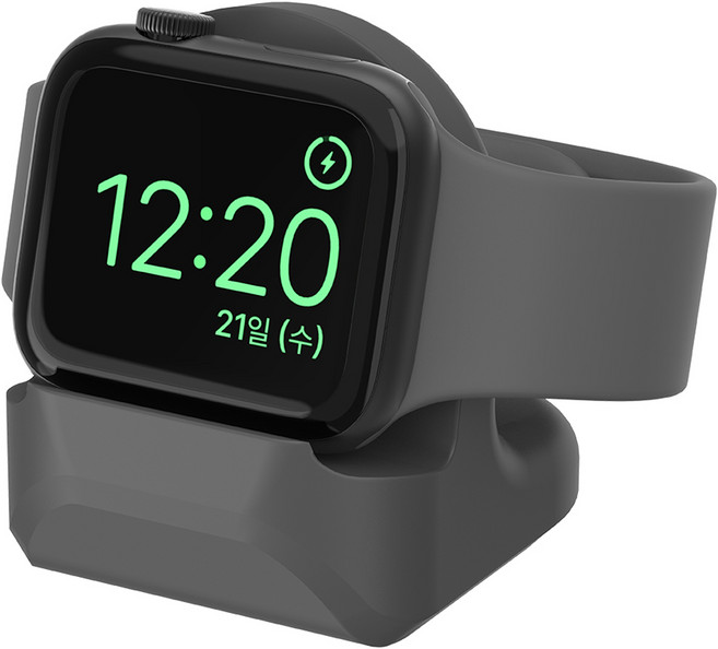 SKY 웰 충전 실리콘 거치대 스탠드, 그레이, 1개