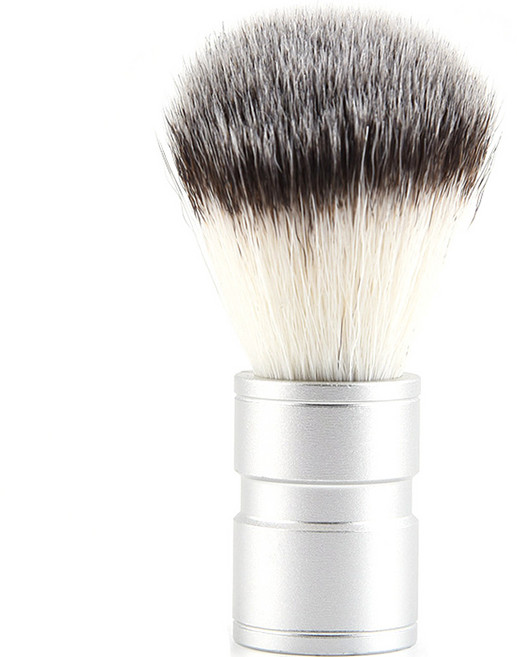 맨툴킷쯔 면도기 브러쉬 쉐이빙 솔 실버, 1개입, 1개