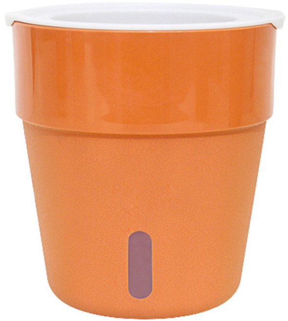 ZY 자동 물주기 화분 M, 1개, 오렌지
