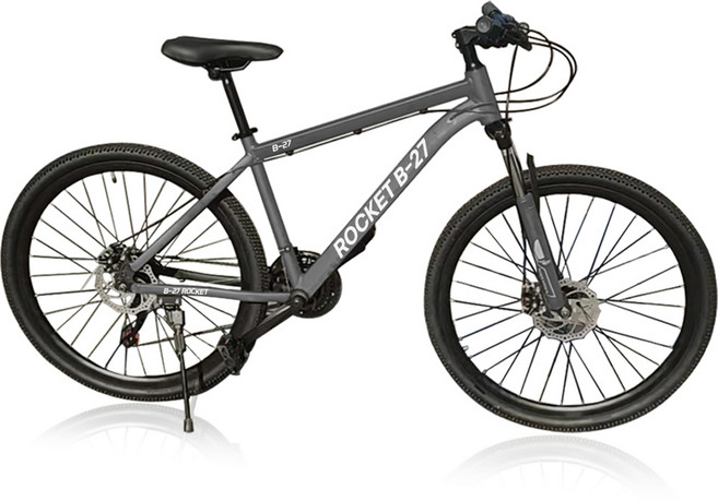 닥터바이크 Rocket B-27 알루미늄 무광 MTB 자전거 E2 BIKE_VOL2, 멧그레이, 170cm, 1개